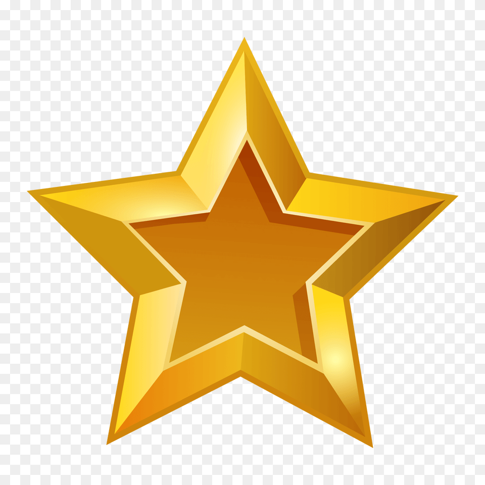 Glowing Star With Transparent Transparent Background Gold Star Clipart, Star Symbol, Symbol, Cross Png