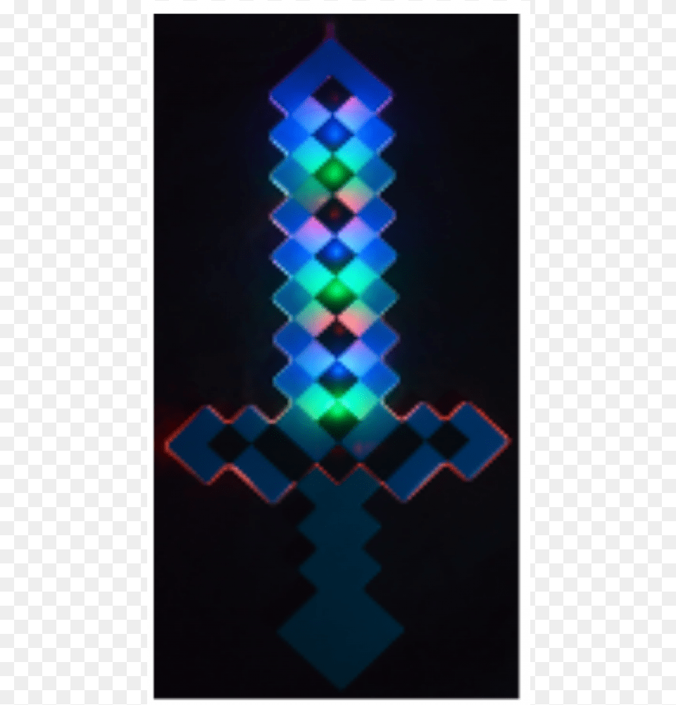 Gloworks Flashing Pixel Sword Sw Pixfl, Light, Pattern, Lighting, Accessories Png