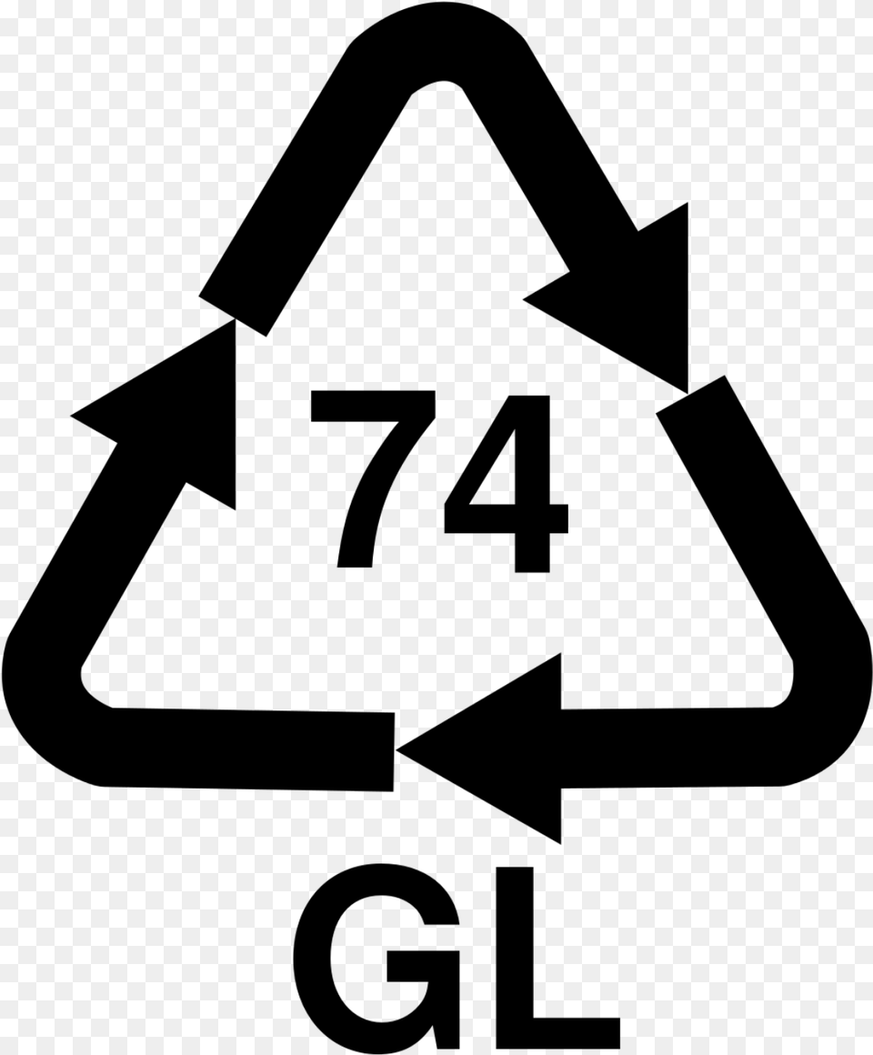 Gls Light Sort Glass Recycling Logo Glass Recycling Logo, Gray Free Transparent Png