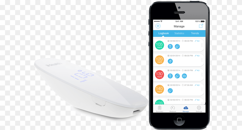 Glucometer Ihealth Smart Gluco Monitoring System, Electronics, Mobile Phone, Phone Png Image