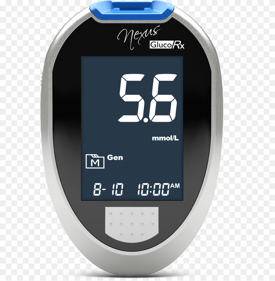 Glucorx Nexus Blood Glucose Meter Glucorx Nexus Blue Blood Glucose Monitoring System Bluetooth, Computer Hardware, Electronics, Hardware, Monitor Free Transparent Png