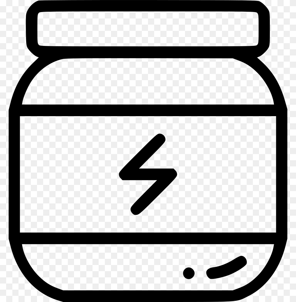 Glucose Workout Fitness Supplement Powder Icon, Jar, Smoke Pipe, Text Free Png