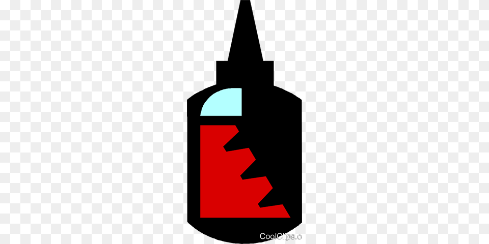 Glue Bottles Royalty Vector Clip Art Illustration, Lighting, Architecture, Building, Spire Free Png Download