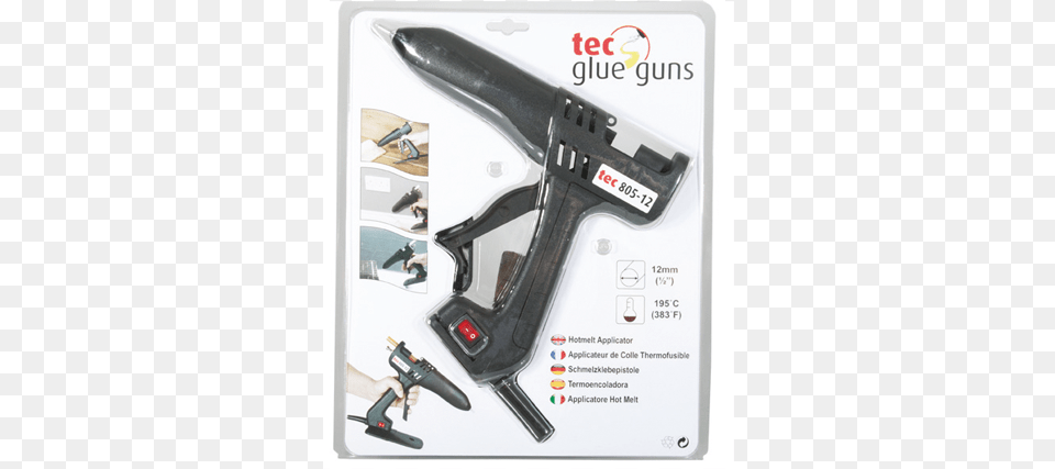 Glue Gun Tec 805 12 Glue Gun Tec, Weapon, Firearm, Handgun, Device Free Transparent Png