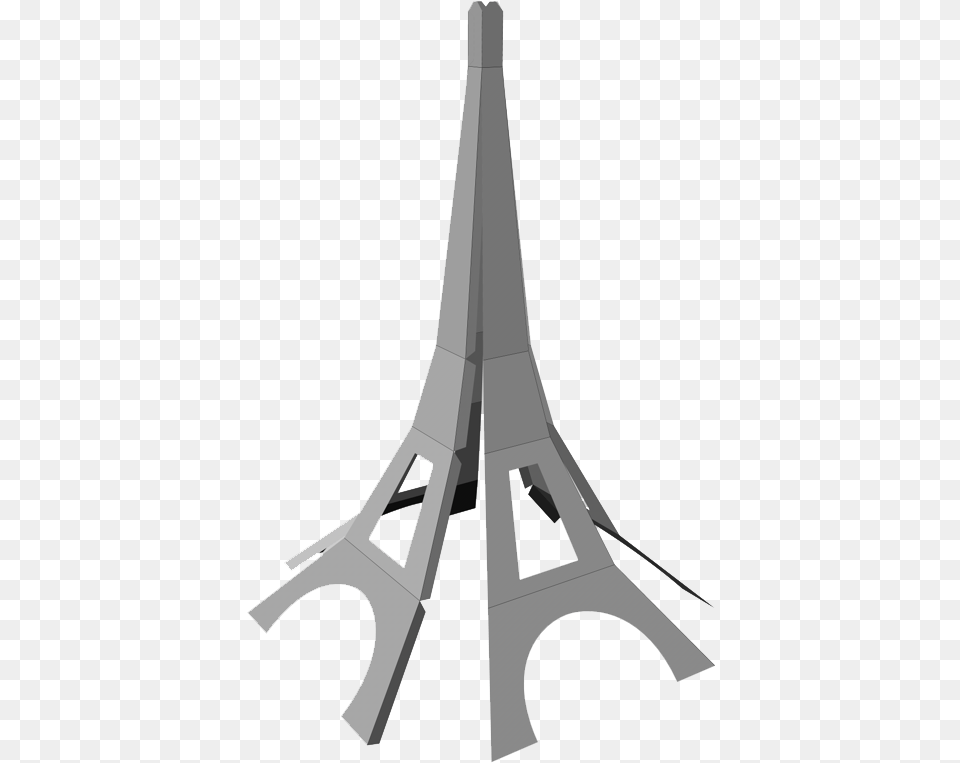 Glueingbasic Make Eiffel Tower Model, Furniture, Cross, Symbol Free Png Download