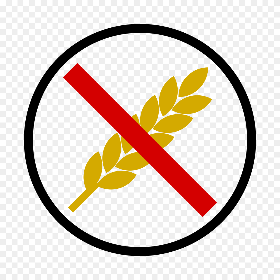 Gluten, Symbol, Leaf, Plant, Cross Png Image