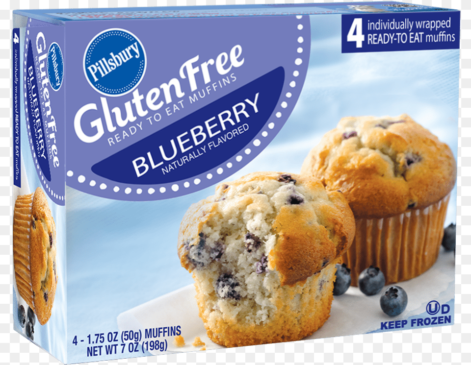 Gluten Blueberry Muffins Box, Berry, Food, Fruit, Plant Free Png Download