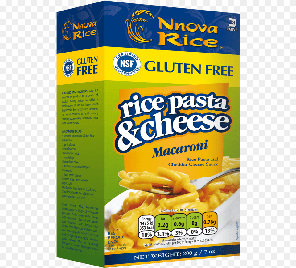 Gluten Mac And Cheese 200g Flyer, Advertisement, Food, Macaroni, Pasta Free Png