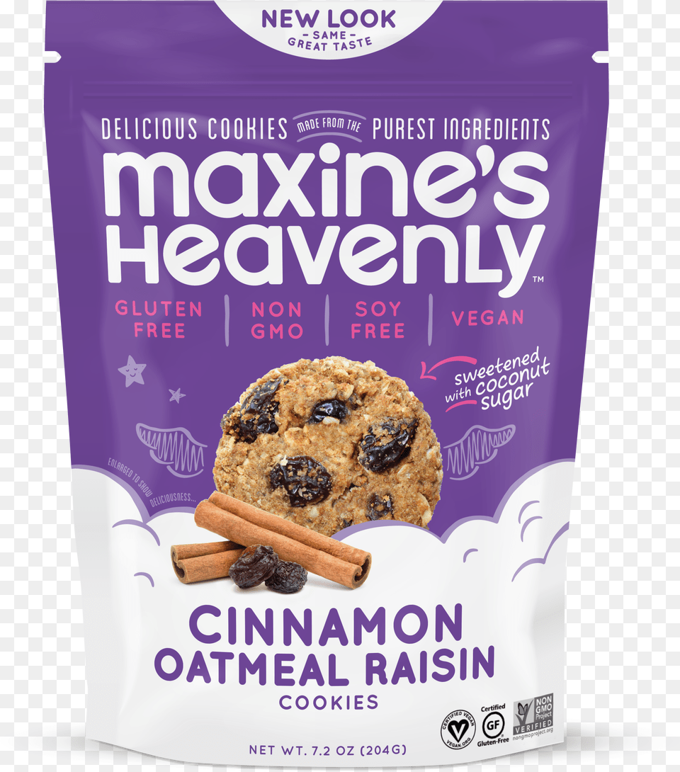 Gluten Free Maxine S Heavenly Oatmeal Raisin Cookies Chocolate Chip Cookie, Food, Sweets, Berry, Fruit Png Image