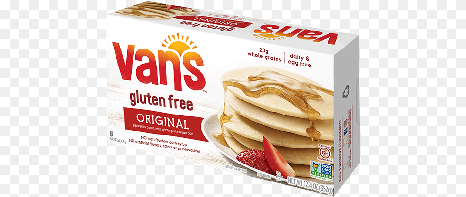 Gluten Vanu0027s Foods Vans Gluten Apple Cinnamon Waffles, Bread, Food, Pancake Free Transparent Png