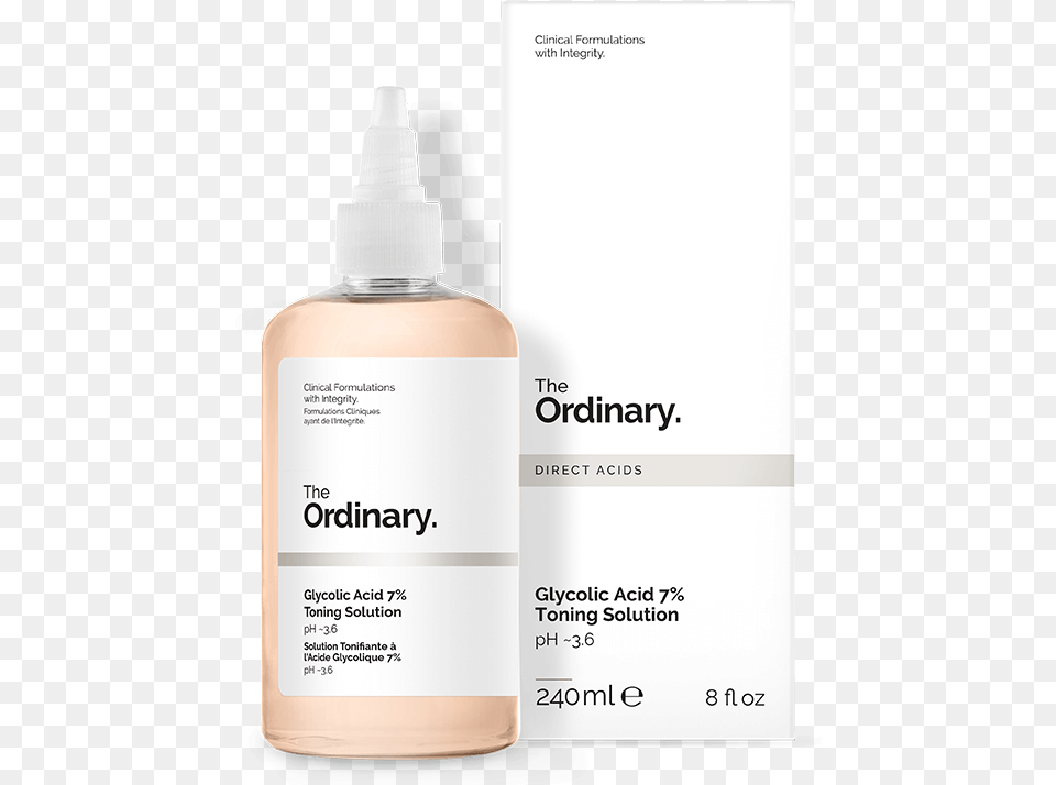 Glycolic Acid 7 Toning Solution The Ordinary Glycolic Acid 7 Toning Solution, Bottle, Lotion, Cosmetics, Perfume Png