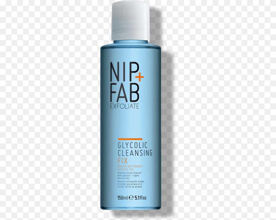 Glycolic Cleansing Fix Nip Fab Nip Fab Glycolic Fix Cleanser, Bottle, Shaker, Cosmetics Free Png