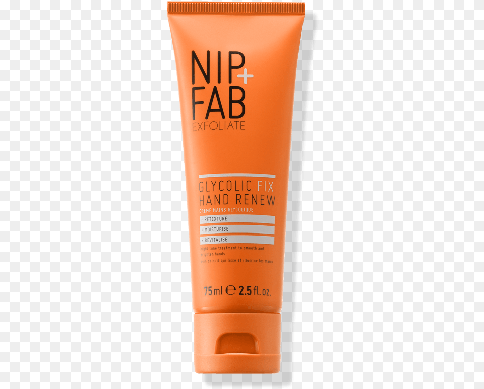 Glycolic Fix Hand Renew Nip Fab Glycolic Fix Hand Renew Cream Review, Bottle, Cosmetics, Sunscreen, Can Free Png Download