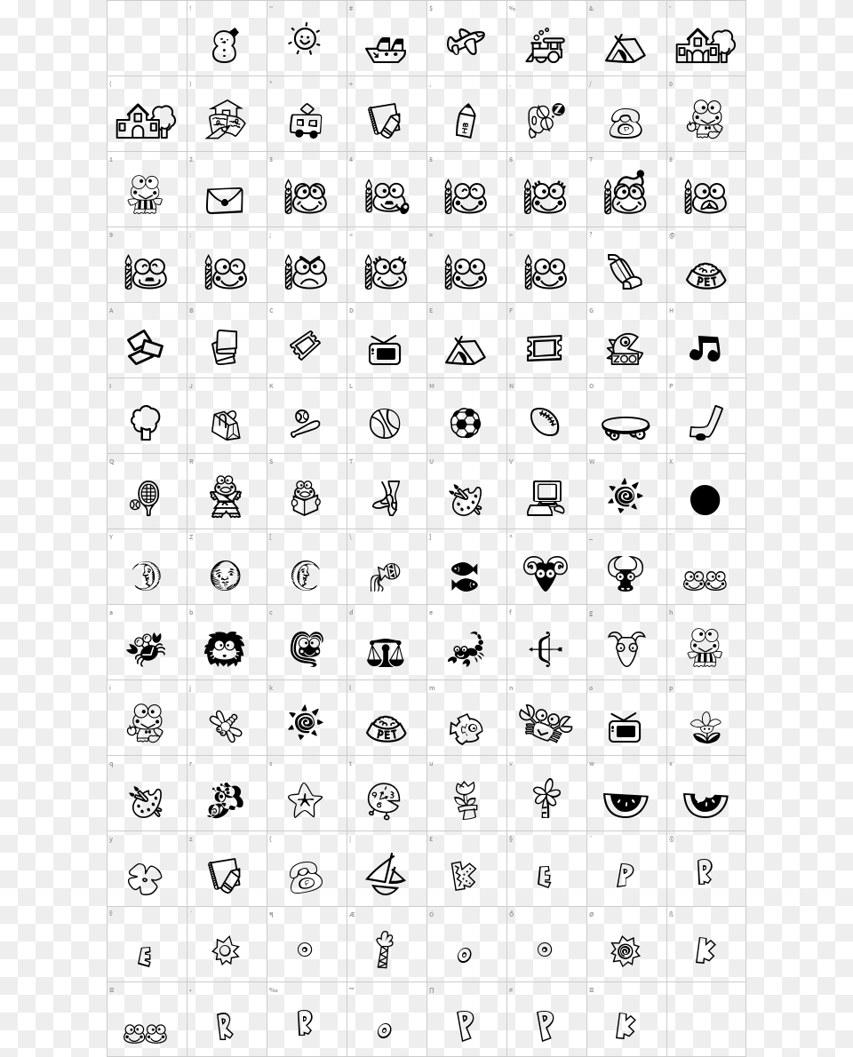 Glyph Map, Text, Alphabet, Symbol, Number Free Png Download