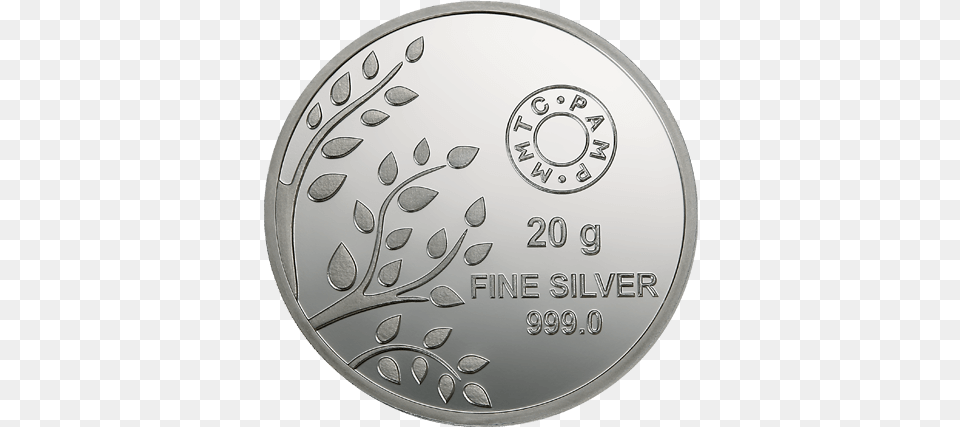 Gm 20 Gram Silver Coin Price, Disk, Money Png Image