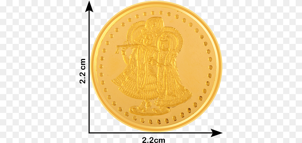 Gm 24kt Gold Coin Coin, Money Free Png
