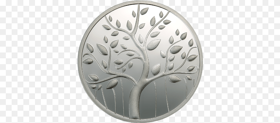Gm Circle, Silver, Coin, Money Png