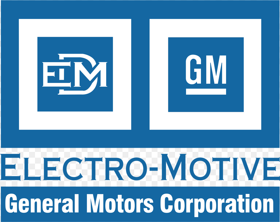 Gm Electro Motive Logo, Advertisement, Poster, Text Png Image