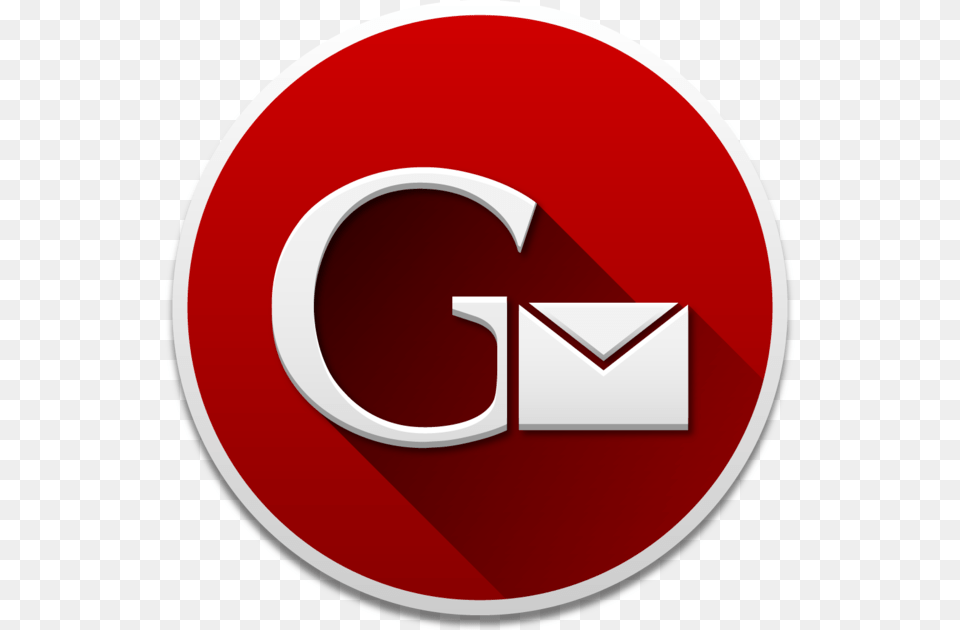 Gmail App Icon Freeuse Cad Icon, Sign, Symbol, Disk Free Png