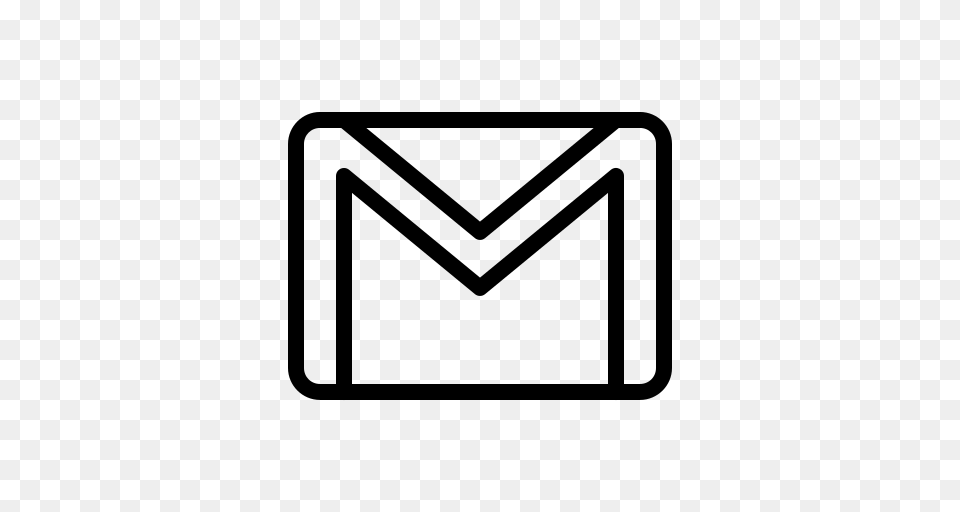 Gmail Email Mail Communication Message Service Icon, Gray Free Transparent Png