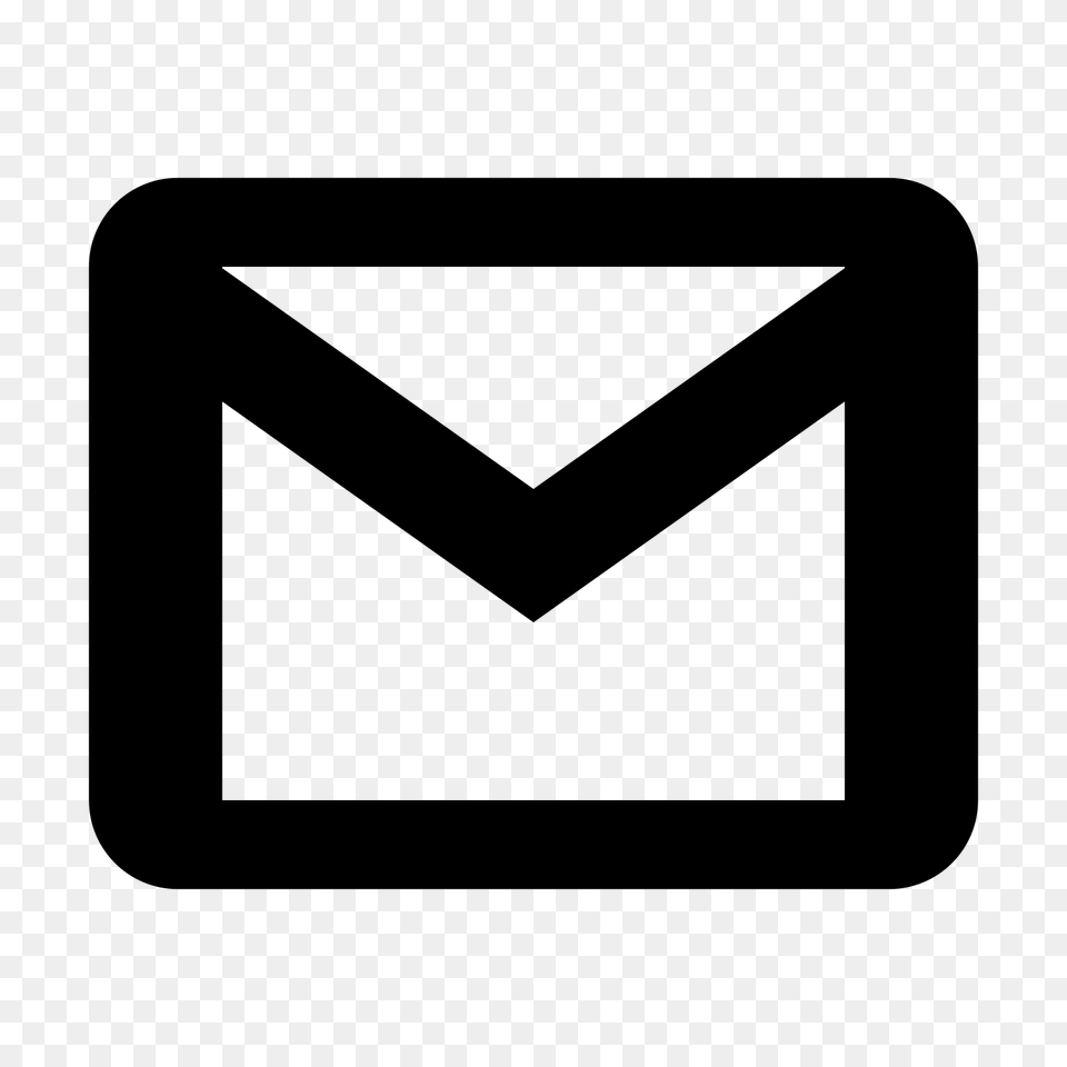 Gmail Logo, Gray Png Image