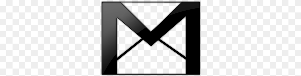 Gmail Logo Black Picture Gmail Logo Bw, Lighting, Text, Symbol Png