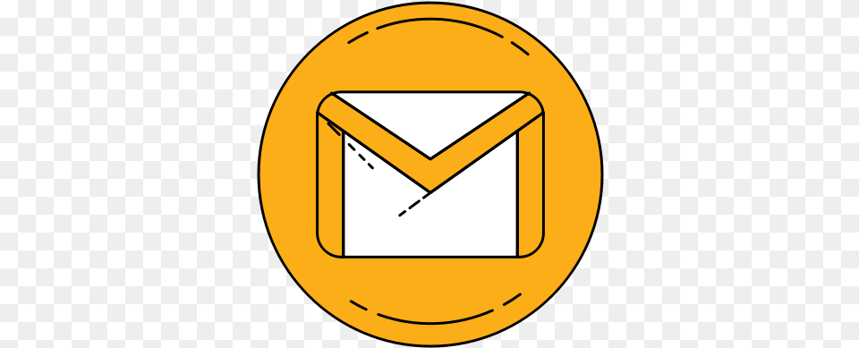 Gmail Logo Orange Icon Gmail Logo Orange, Envelope, Mail, Clothing, Hardhat Free Png Download