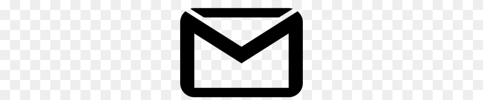 Gmail Symbol, Gray Free Png Download
