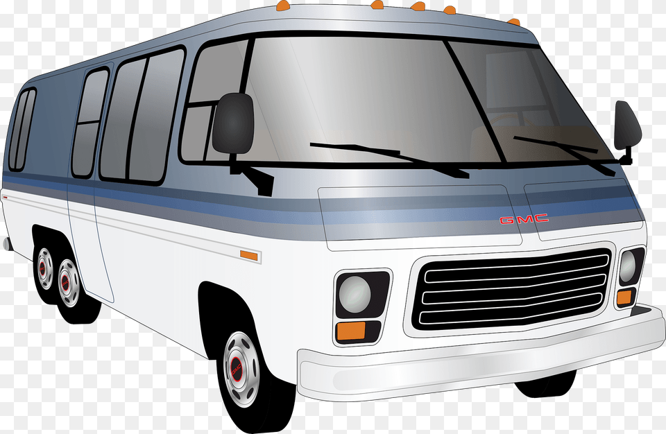 Gmc Motorhome Clipart, Transportation, Van, Vehicle, Bus Free Transparent Png