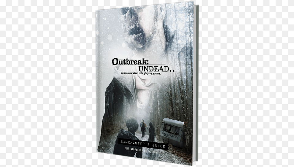 Gmg Bookmockup Looney Labs Hb1005 Outbreak Undead 2nd Ed Starter, Advertisement, Poster, Person, Adult Png Image