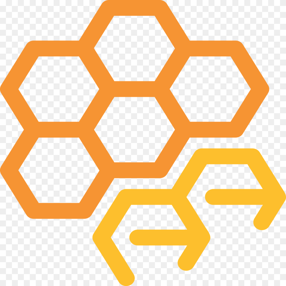 Gmo Food Icon, Honey, Honeycomb, Pattern, Cross Free Transparent Png