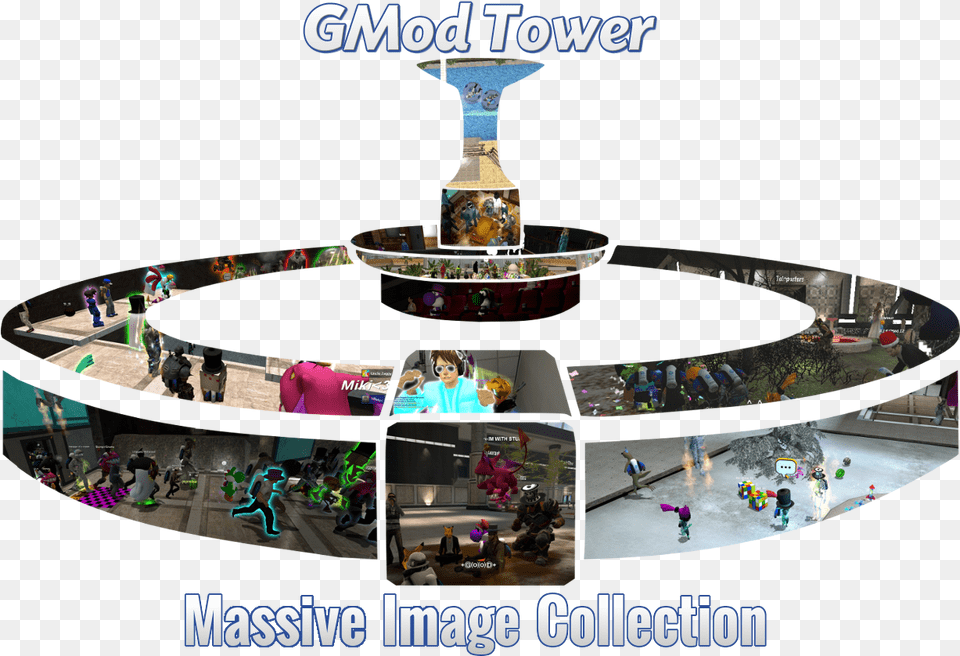 Gmod Tower, Shop, Shopping Mall, Art, Collage Free Png Download