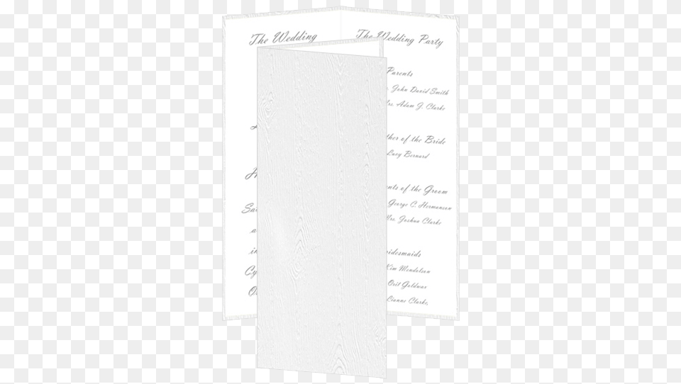 Gmund Wood Diy Slim Wedding Program Wood Grain Limba, Page, Text, White Board, Paper Png