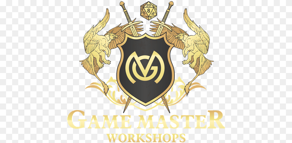 Gmworkshops Logo Whitebg2 4500sq300d Crest, Emblem, Symbol, Person Free Png Download