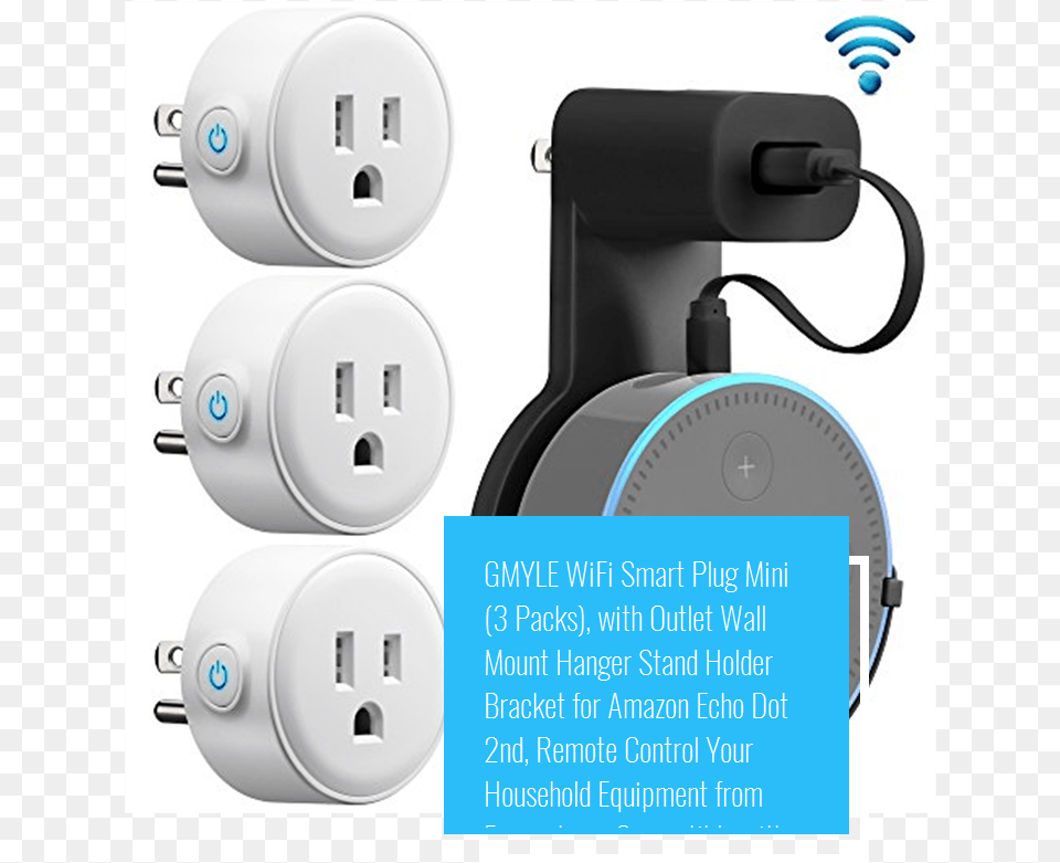 Gmyle Wifi Smart Plug Mini With Outlet Wall Mount Gmyle Wifi Modules Smart Plug Mini Home Power Control, Adapter, Electronics, Electrical Device, Electrical Outlet Free Png Download