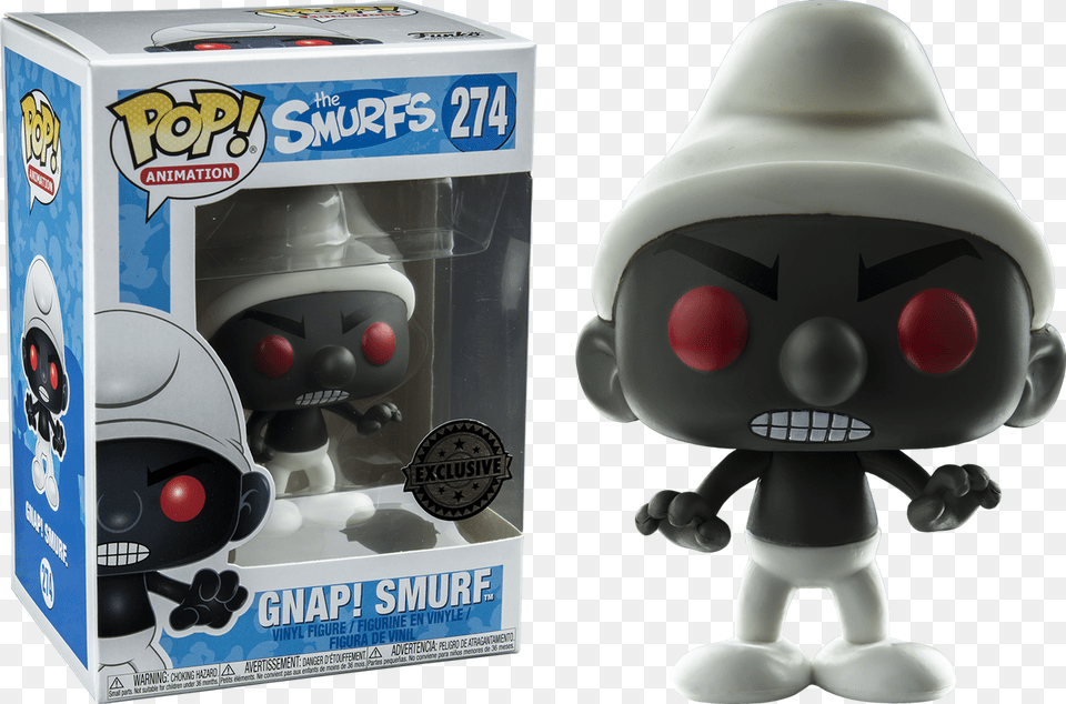 Gnap Smurf Funko Pop, Robot, Toy, Face, Head Free Png