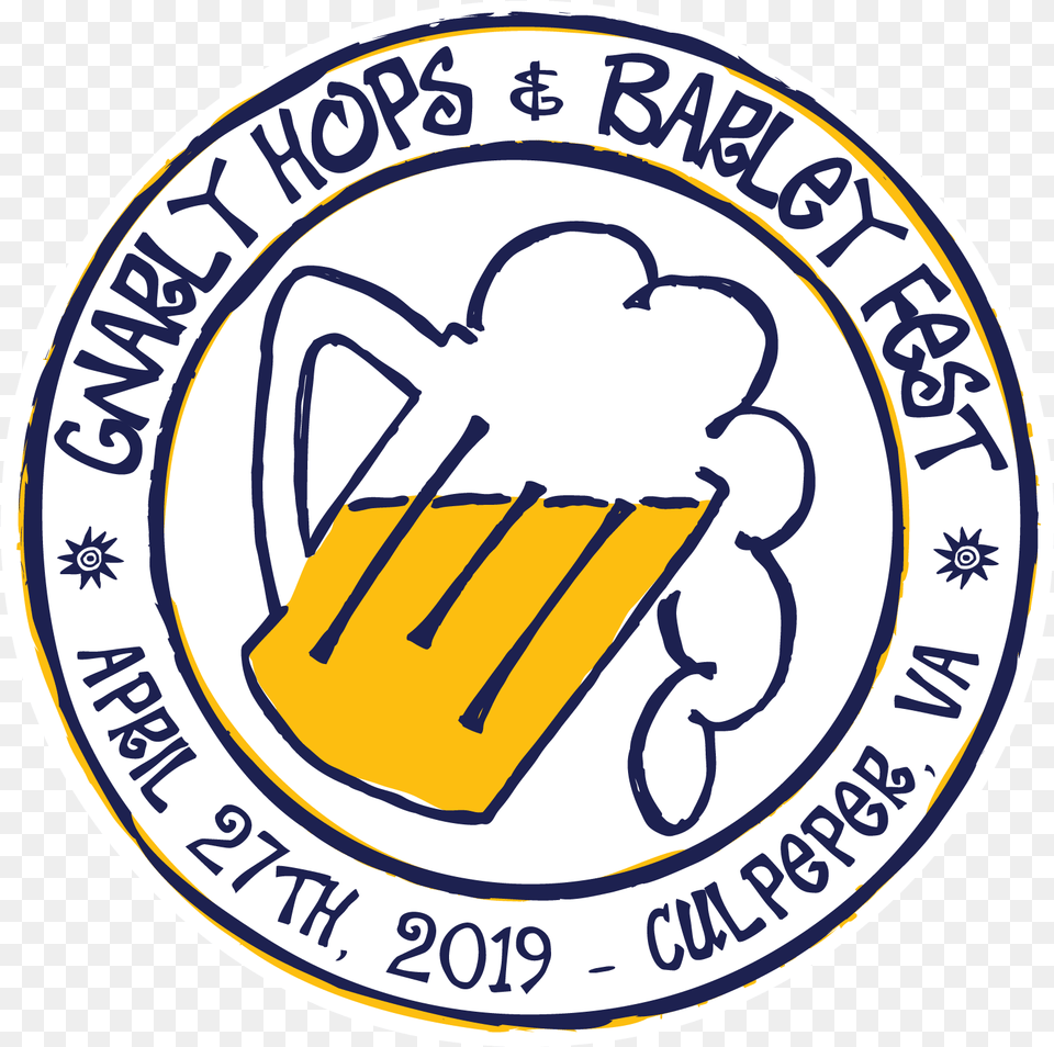 Gnarly Hops Amp Barley Fest Presents Circle, Alcohol, Beer, Beverage, Cup Free Transparent Png