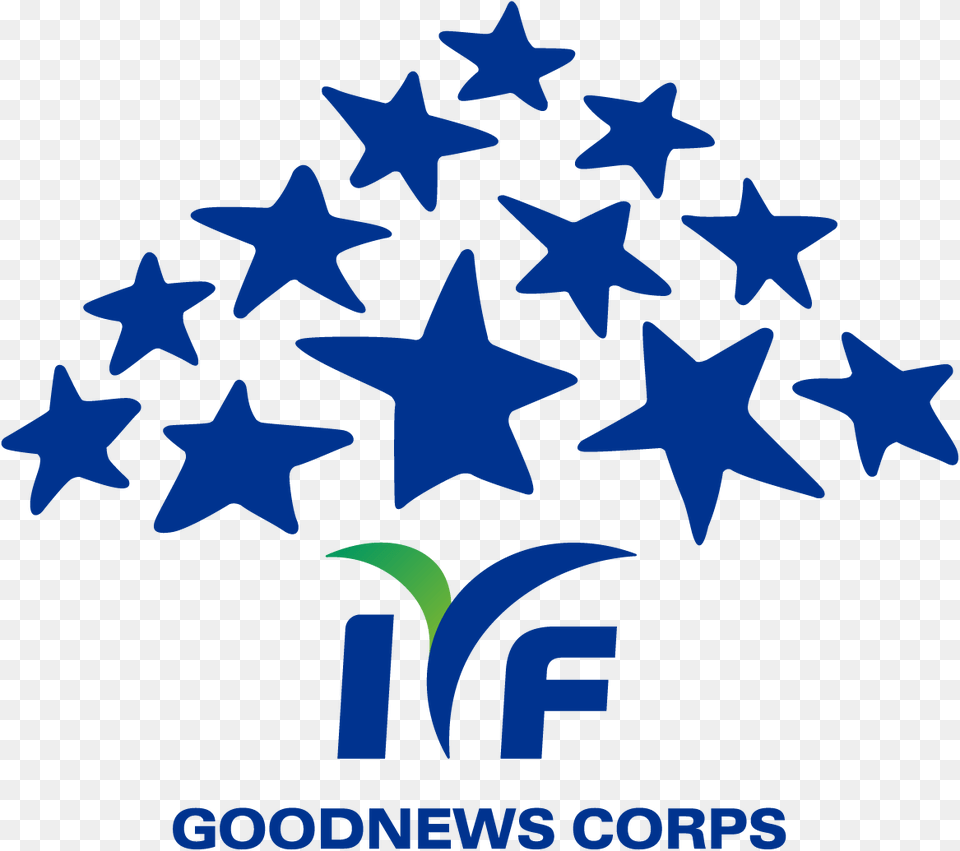 Gnc Logo Iyf Good News Corps, Symbol, Star Symbol, Animal, Fish Png Image