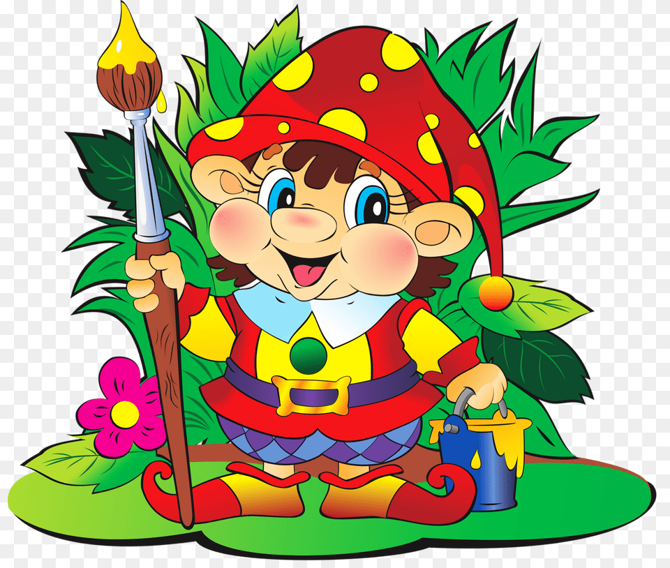 Gnom Klipart Elves Gnomes And Clip Art, Elf, Baby, Person, Face Png Image
