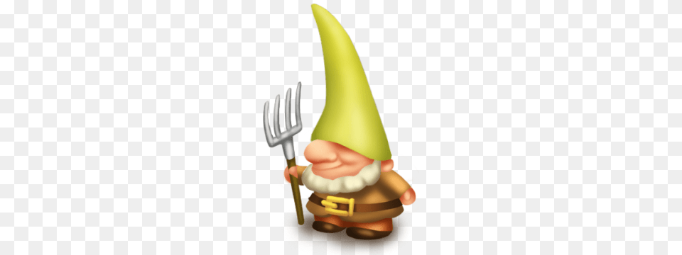 Gnome, Clothing, Cutlery, Fork, Hat Free Png Download