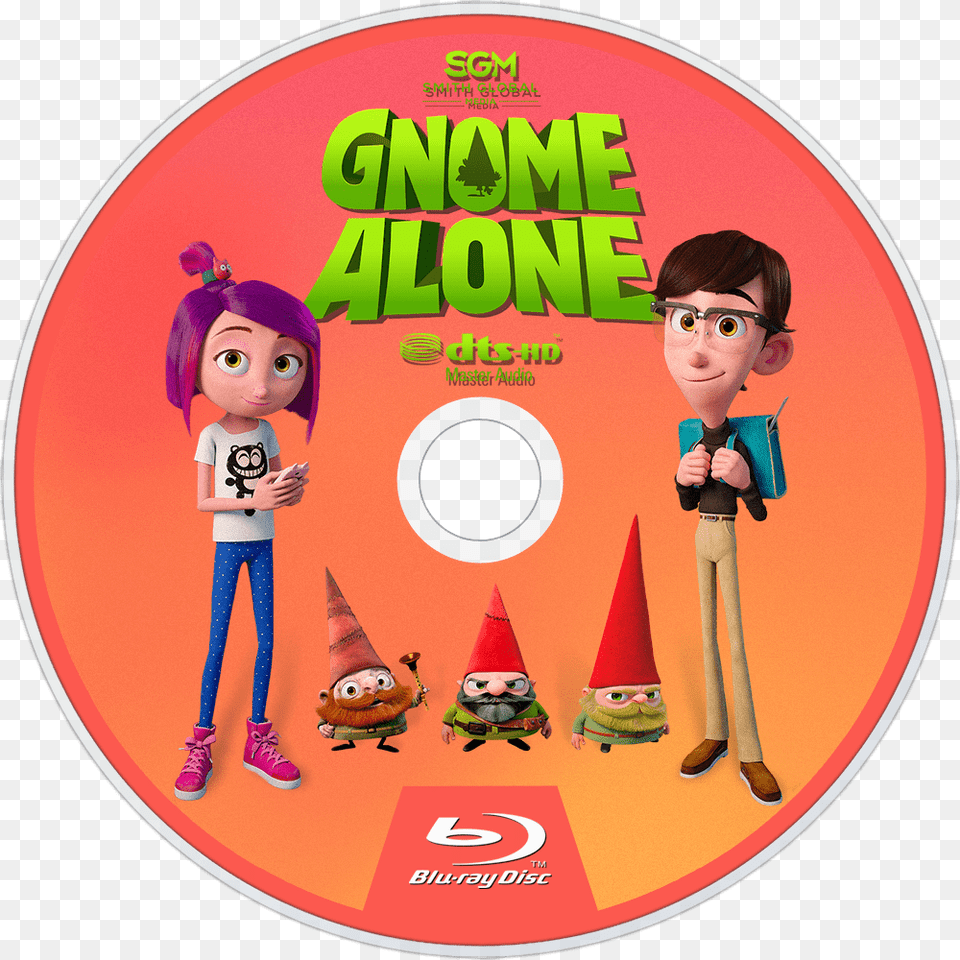 Gnome Alone Bluray Disc, Disk, Dvd, Toy, Person Free Png Download
