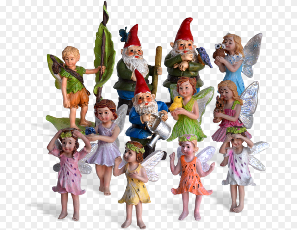 Gnome Child, Figurine, Person, Girl, Female Free Png