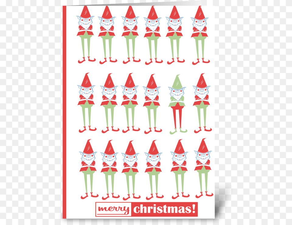 Gnome Christmas Pattern Illustration, Cream, Dessert, Food, Ice Cream Free Png Download