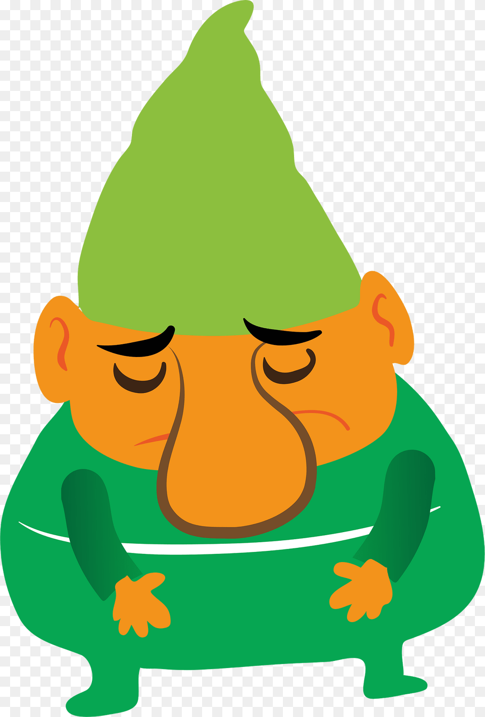 Gnome Clipart, Green, Baby, Person, Face Png