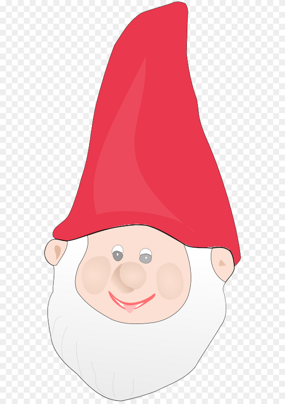 Gnome Face Clipart, Cap, Clothing, Hat, Hood Free Png