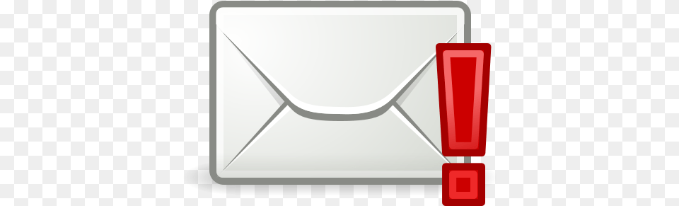 Gnome Mail Mark Important Important Email Icon, Envelope, Airmail Png Image