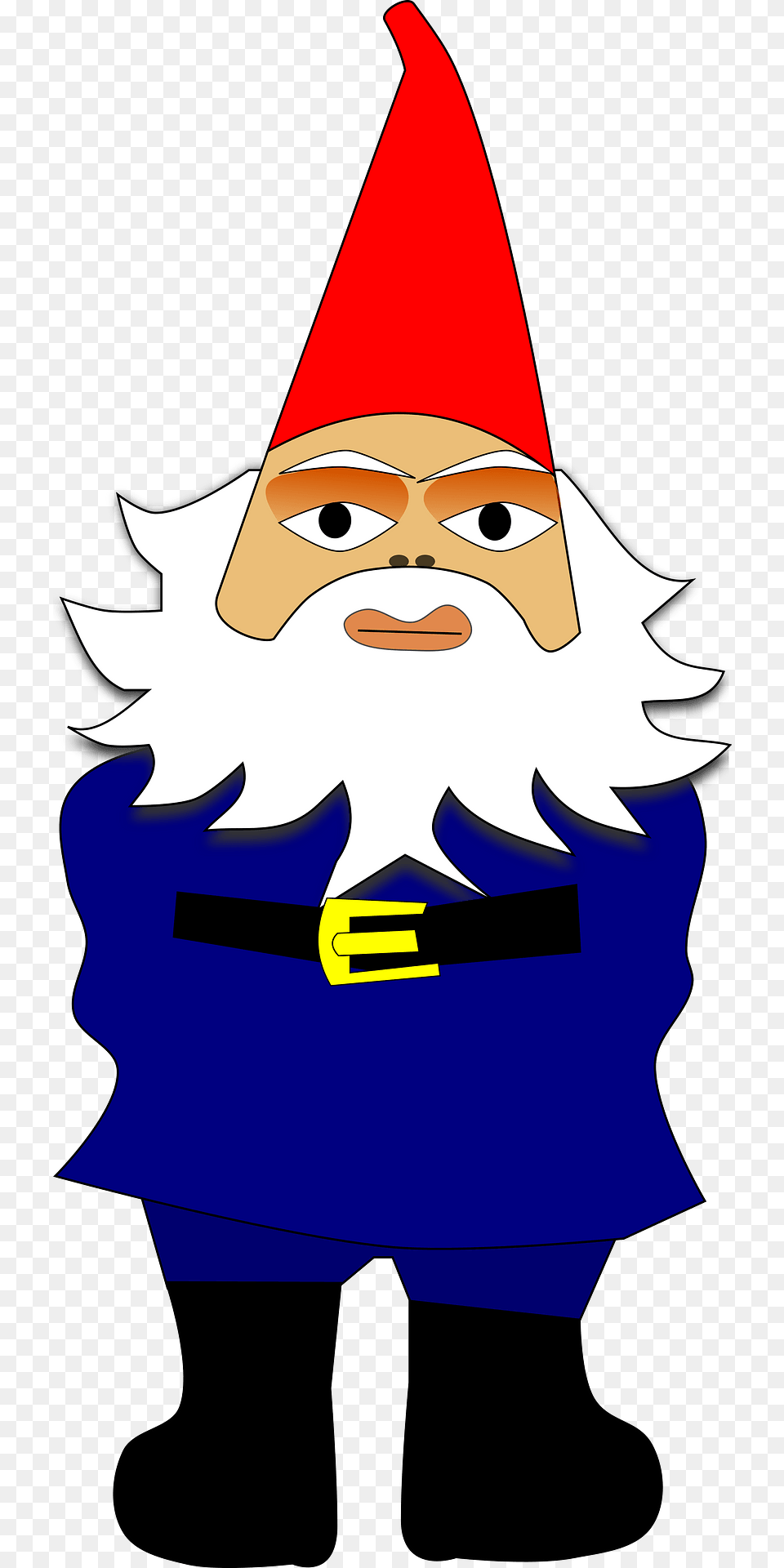 Gnome With Blue Clothes And Red Hat Clipart, Clothing, Baby, Person, Cutlery Free Transparent Png