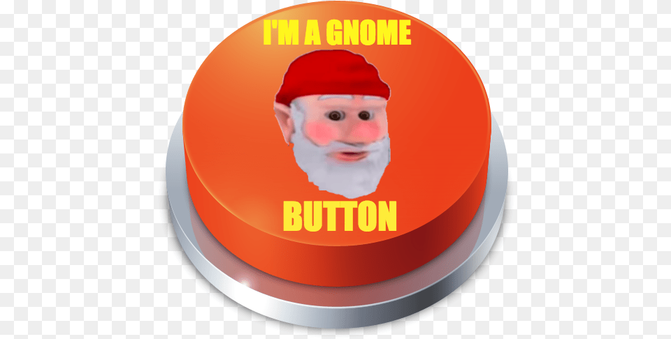 Gnomed Button U2013 Apps Santa Claus, Birthday Cake, Cake, Cream, Dessert Png Image