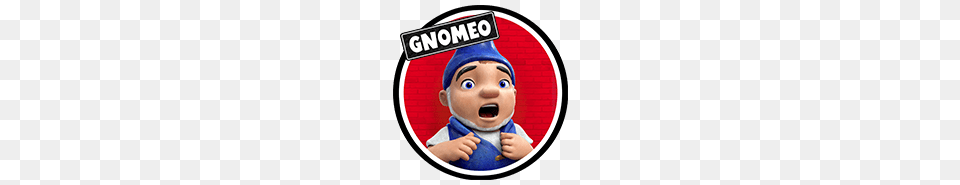 Gnomeo Roundlet, Sticker, Baby, Person Png Image