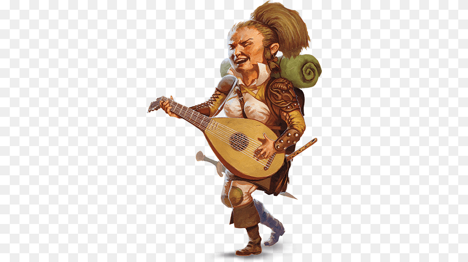 Gnomes Aren39t Really That Bad Dampd Halfling, Lute, Musical Instrument, Person Png Image